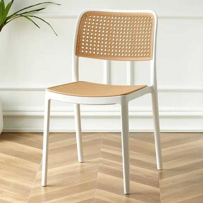 satın al Çukurlu Polypropylene Yemek Sandalyeleri Restoran Modern Yemek Sandalyeleri Plastik Çevrimiçi üretim