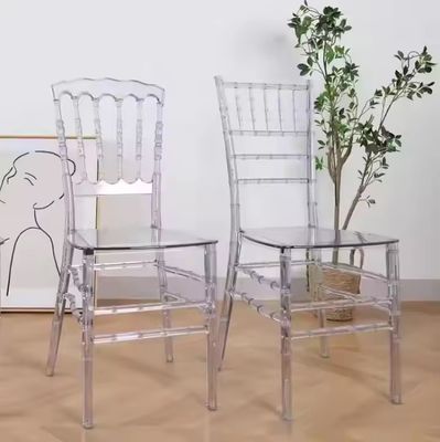 satın al Yüklenebilir Açık Akrilik Chiavari Sandalyeleri Ziyafet Lucite Chiavari Sandalyeleri Çevrimiçi üretim