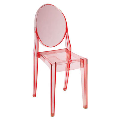 Renkli Pembe Chiavari Sandalyeleri Polikarbonat Yüklenebilir Chiavari Sandalyeleri