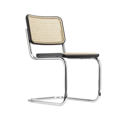 Vintage Konforlu Ahşap Restoran için Orta Yüzyıl Modern Rattan Sandalye