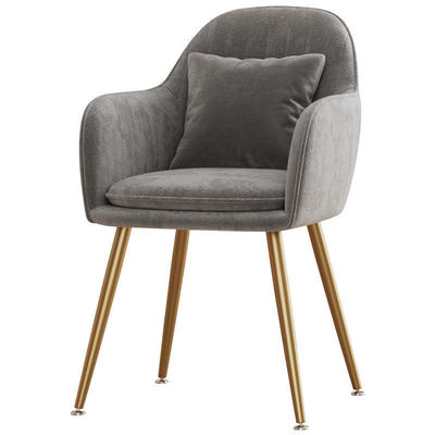 Modern İtalyan Fransız Sillas Kumaş Kadife Mutfak Yemek Sandalyesi Ayarlanabilir Yükseklik ve 47*44*83cm Boyutlar